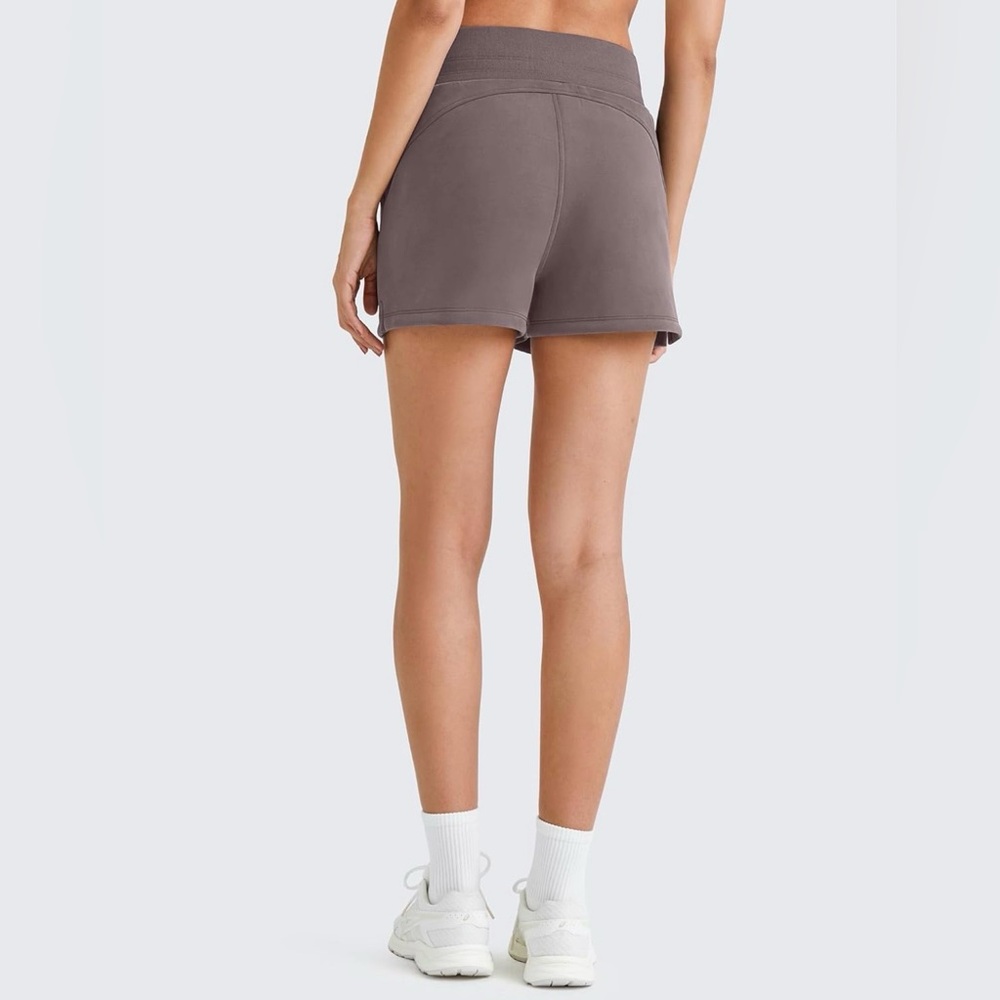 G4Free Women's Taupe Lounge / Athleisure Shorts, 2X (Runs like XL)
